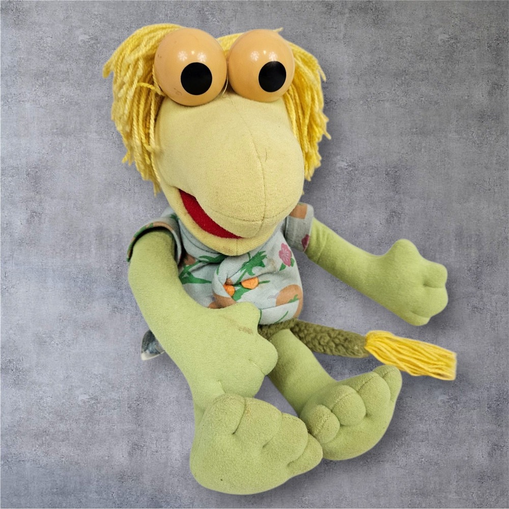 Vintage Fraggle‎ Rock Wembley Plush 1985 Hasbro Aviva K-83 Rare Find